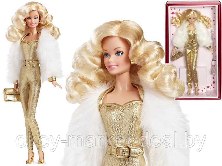 Коллекционная кукла Barbie серии "Золотые мечты" DGX88 - фото 2 - id-p69477376