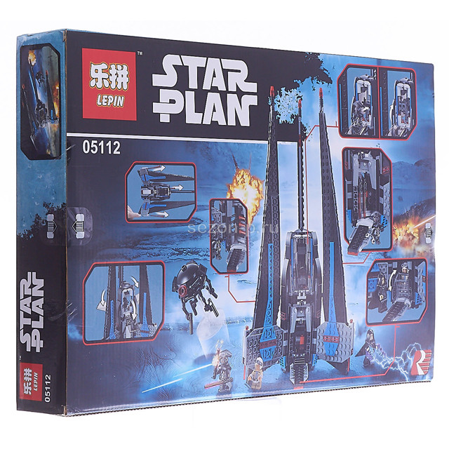Конструктор Lepin Star Plan 05112 "Исследователь 1" (аналог Lego Star Wars 75185) 577 деталей - фото 10 - id-p69483684