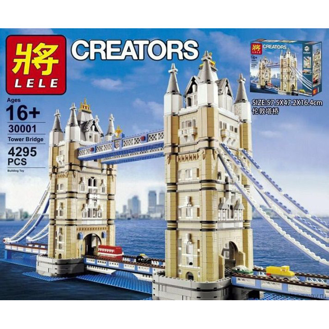 Конструктор Lele Creators 30001 "Тауэрский мост" (аналог Lego Creator Expert 10214) 4295 деталей - фото 1 - id-p69491181