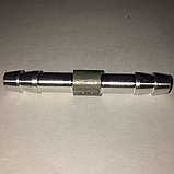 Соединитель(штуцер) для соединения трубок ПВХ и резиновых шлангов внутренним диаметром 6 мм, 7 мм, 8 мм, фото 3