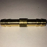 Соединитель(штуцер) для соединения трубок ПВХ и резиновых шлангов внутренним диаметром 6 мм, 7 мм, 8 мм, фото 7