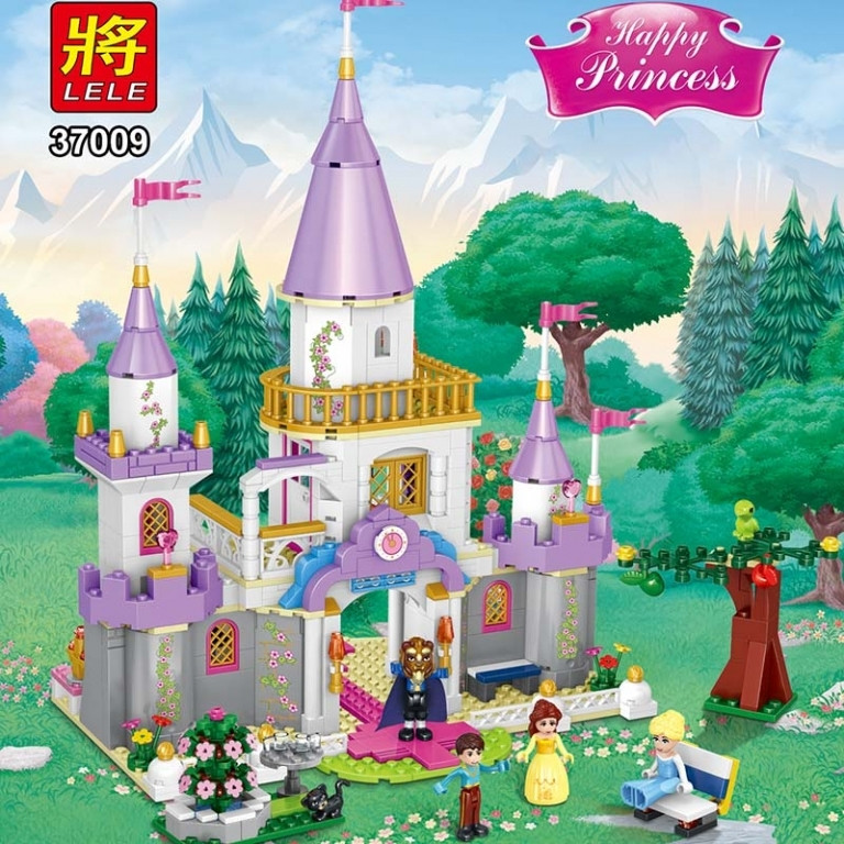 Конструктор LELE Happy Princess Белль в гостях у Золушки 37009 (Аналог LEGO Disney Princesses) 667 дет.