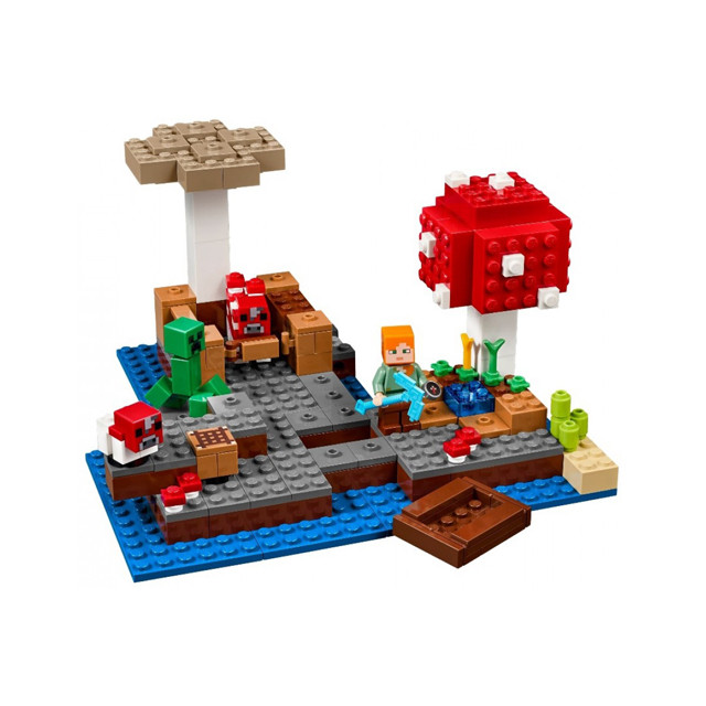 Конструктор Lele 33049 My World Грибной остров (аналог Lego Minecraft 21129) 256 деталей - фото 6 - id-p69517055