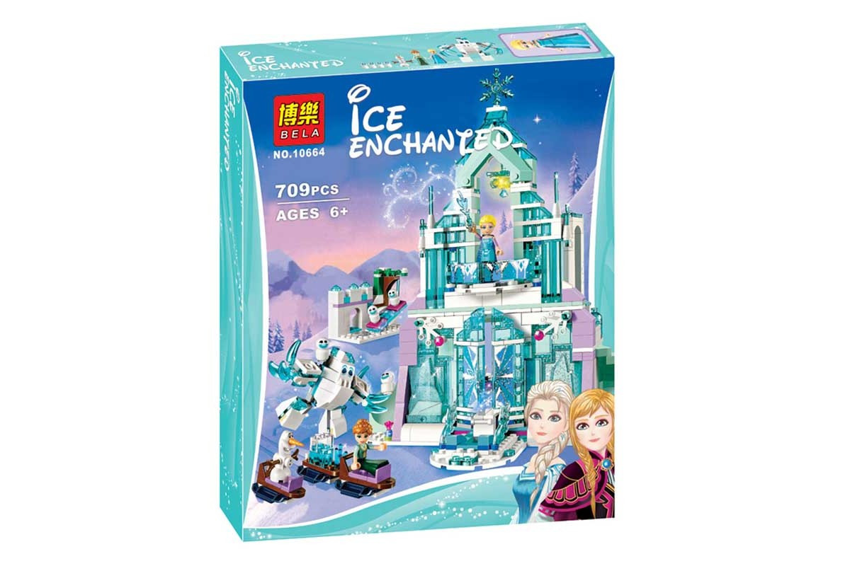 Конструктор 10664 Холодное сердце: Волшебный ледяной замок Эльзы (аналог Lego 41148) - фото 1 - id-p69517376