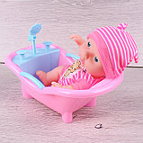 Кукла Стильный Пупс 17 см в ванне в ассортименте, фото 3