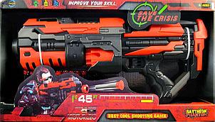Детское оружие "Бластер" с мягкими пулями 10 шт (свет, звук) FJ822 v