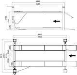 Подъёмник четырёхстоечный  FLYING F 4.5D-4 с траверсой, фото 2