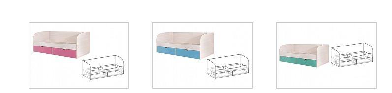 Кровать с ящиками "Симба" - фото 2 - id-p69528220