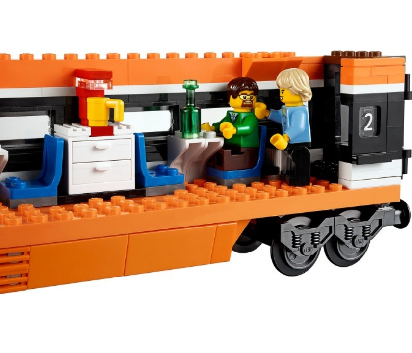 Конструктор Lepin 21007 Поезд Horizon Express (аналог Lego Creator Expert 10233) 1351 деталь - фото 9 - id-p69529371