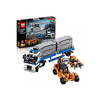 Конструктор Lepin Technician 20035 "Контейнерный терминал" (аналог Lego Technic 42062) 631 деталь