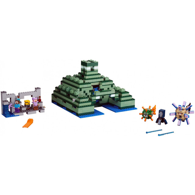 Конструктор Lepin Minecraft 18029 Подводная крепость (аналог Lego Minecraft 21136) 828 деталей - фото 5 - id-p69530552