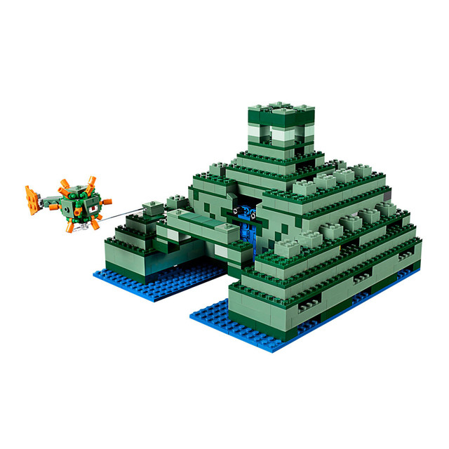 Конструктор Lepin Minecraft 18029 Подводная крепость (аналог Lego Minecraft 21136) 828 деталей - фото 7 - id-p69530552