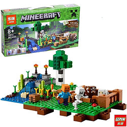 Конструктор Lepin Minecraft 18012 "Ферма" (аналог Lego Minecraft 21114) 262 детали