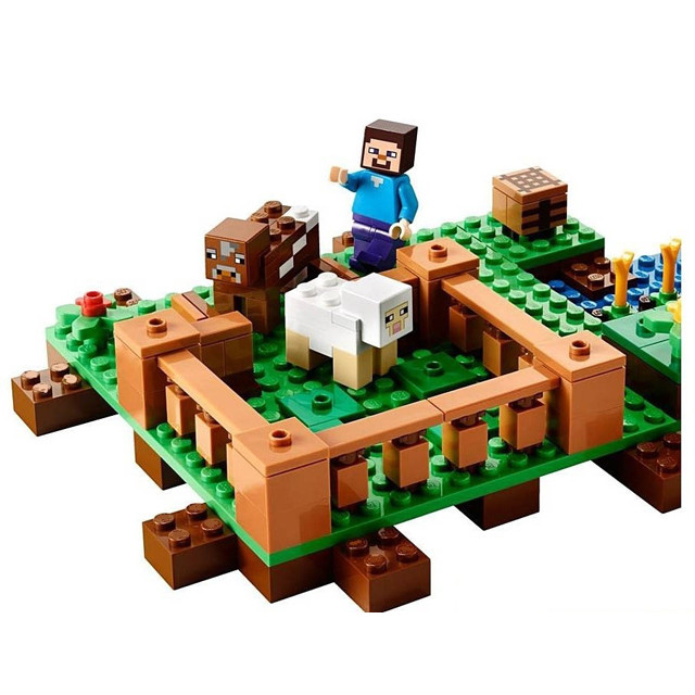 Конструктор Lepin Minecraft 18012 "Ферма" (аналог Lego Minecraft 21114) 262 детали - фото 5 - id-p69530898