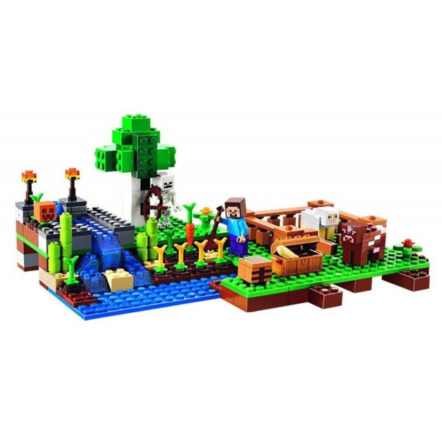 Конструктор Lepin Minecraft 18012 "Ферма" (аналог Lego Minecraft 21114) 262 детали - фото 4 - id-p69530898