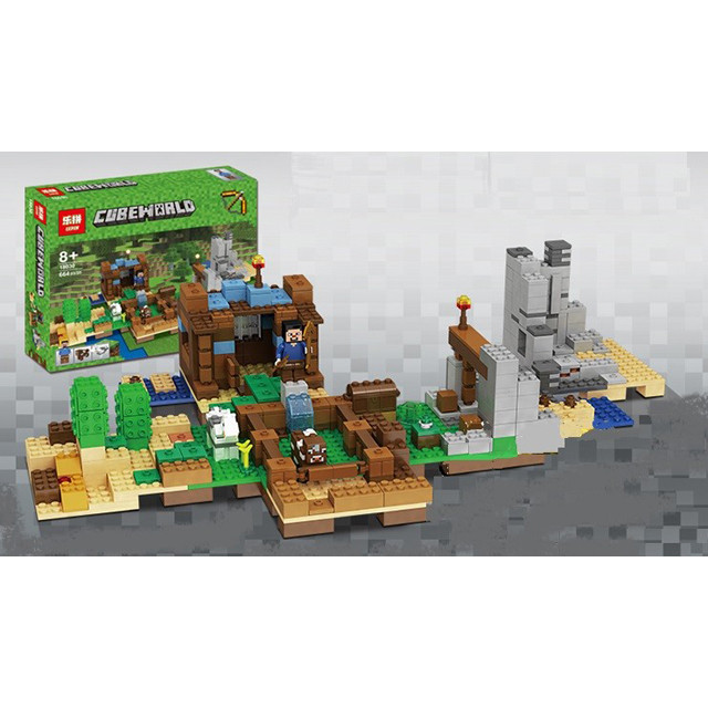 Конструктор Lepin Minecraft 18030 "Хижина на острове" (аналог Lego Minecraft) 664 детали - фото 1 - id-p69532586