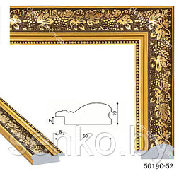 Рамки из пластикового багета  5019с-52