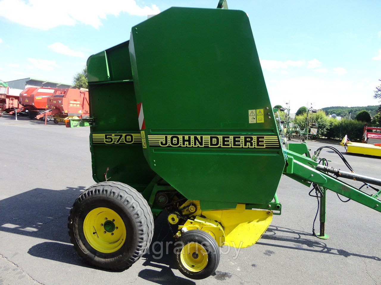 Рулонный пресс-подборщик John Deere 570 - фото 3 - id-p69629982