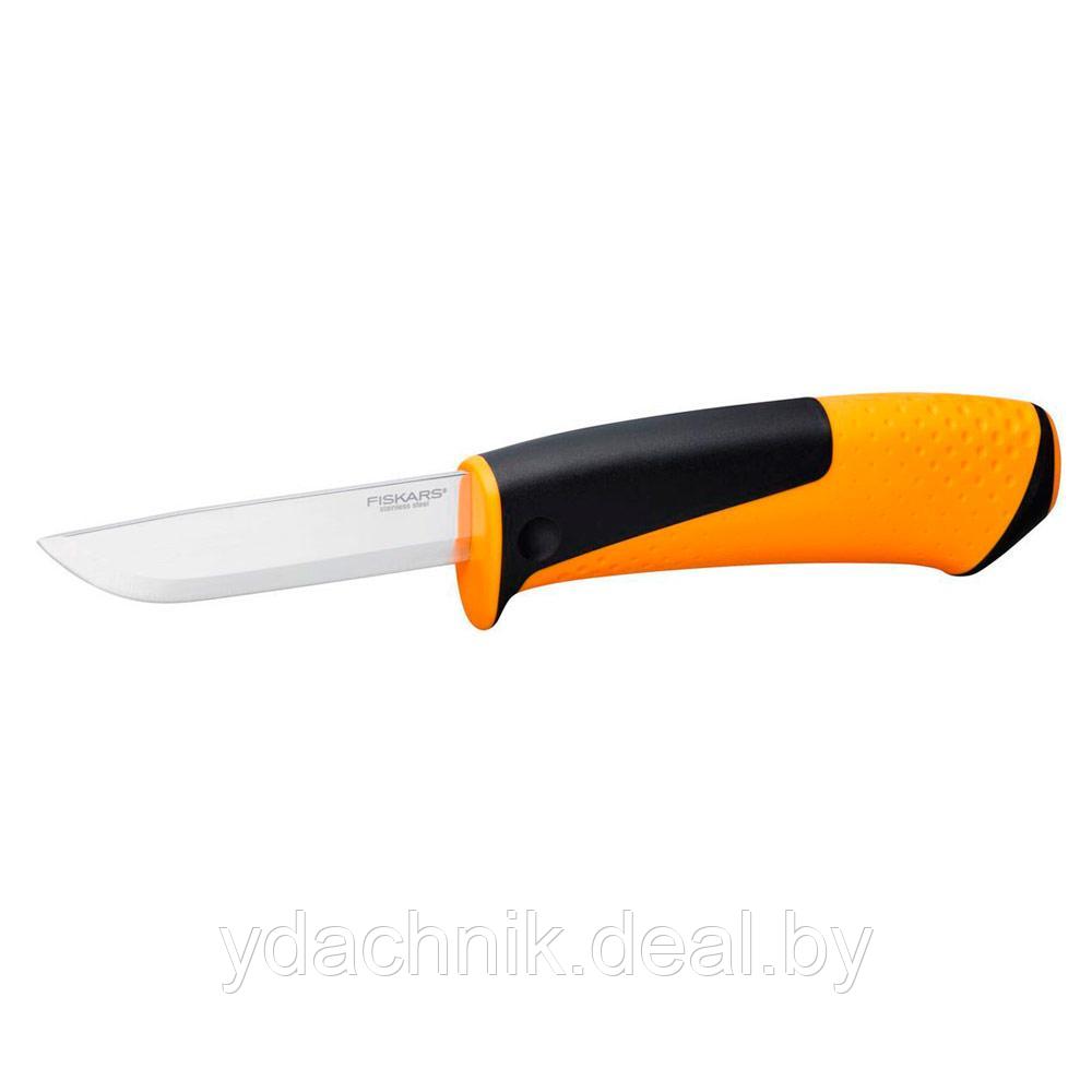 Нож универсальный с точилкой FISKARS - фото 1 - id-p68239309