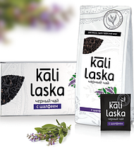 Чай "Kali Laska" чёрный байховый с шалфеем саше 25 шт., 50 г.