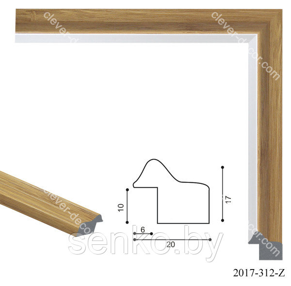 Рамки из пластикового багета  2017-312-z