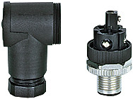 380314 | PSS67 M12 connector,angled,male,5pole,B