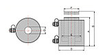 Гидроцилиндры (домкраты) двустороннего действия с полым штоком, фото 2