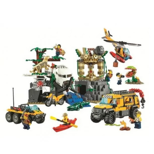 Конструктор Bela Cities 10712 "База исследователей джунглей" (аналог Lego City 60161) 857 деталей - фото 2 - id-p69661828