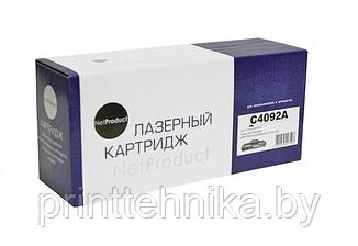 Картридж C4092A NetProduct (N-C4092A/EP-22) для HP LJ 1100/3200/Canon LBP 800/810/1110/1120, 2,5K