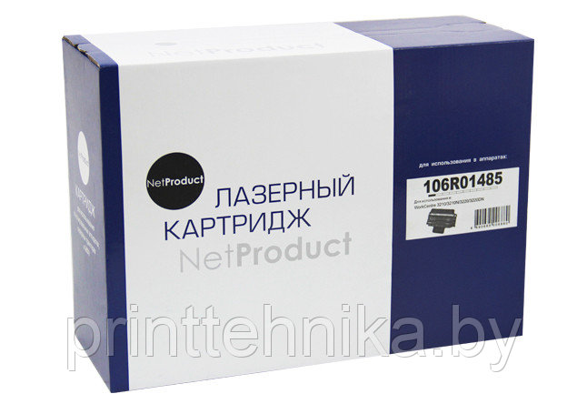 Картридж NetProduct (N-106R01485) для Xerox WC 3210/3220, 2K - фото 1 - id-p69634496