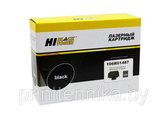 Картридж Hi-Black (HB-106R01487) для Xerox WC 3210/3220, 4K - фото 1 - id-p69634494