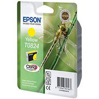 Картридж Epson Stylus R270/295/390/RX590/T50/TX800FW (O) T08244A/C13T11244A10, Y