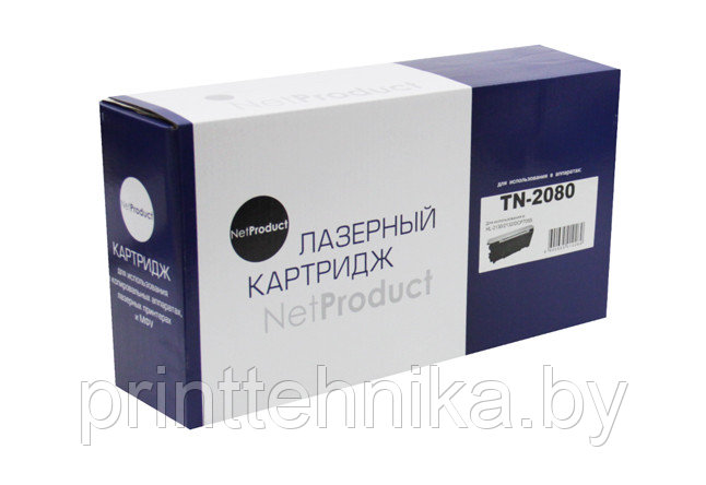 Тонер-картридж NetProduct (N-TN-2080) для Brother HL-2130/DCP7055, 0,7K - фото 1 - id-p69634595