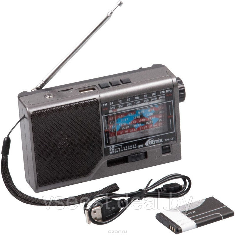 Портативный радиоприёмник Ritmix RPR-151 ( ios shu) - фото 1 - id-p69674750