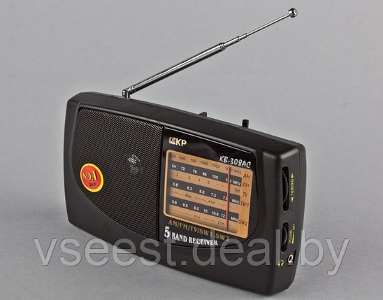 Портативный радиоприёмник Kipo KB-308AC (shu), фото 2