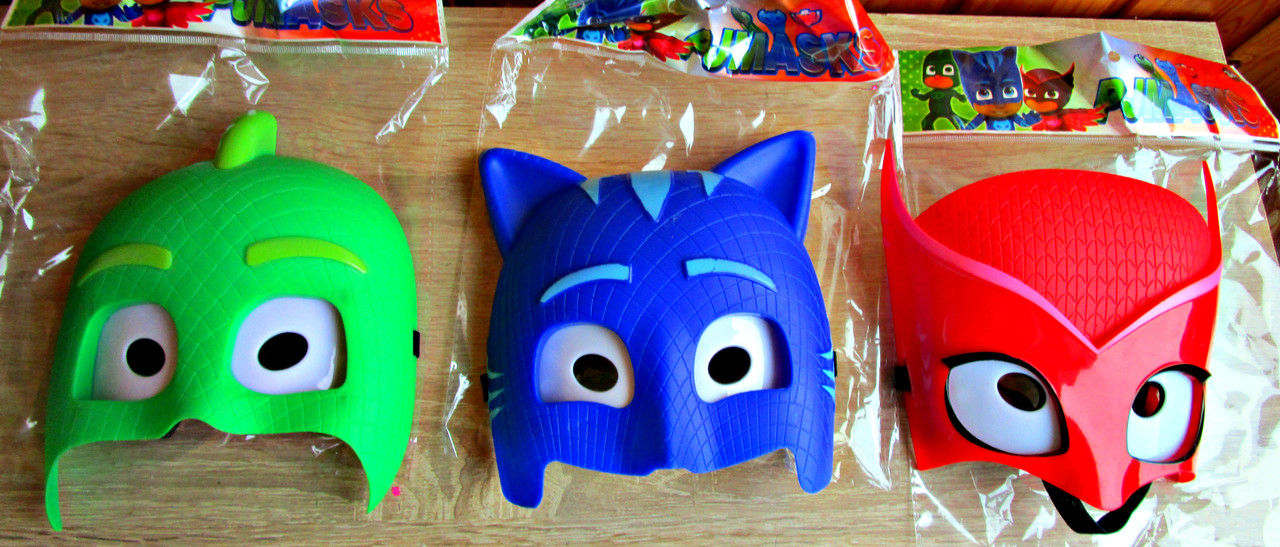 Светящаяся карнавальная Маска PJMASKS герои в масках