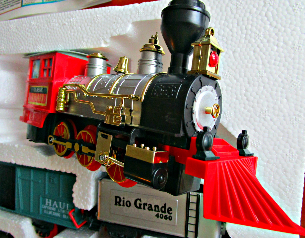Детская железная дорога "Classic train" свет+звук+дым 22 детали - фото 3 - id-p69678869