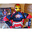 Карнавальный костюм Железный Патриот с мускулами детский, фото 4