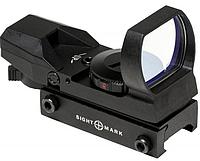 Коллиматорный прицел Sightmark SM13003B-BOX (панорамный, 4 марки, крепление на Weaver)