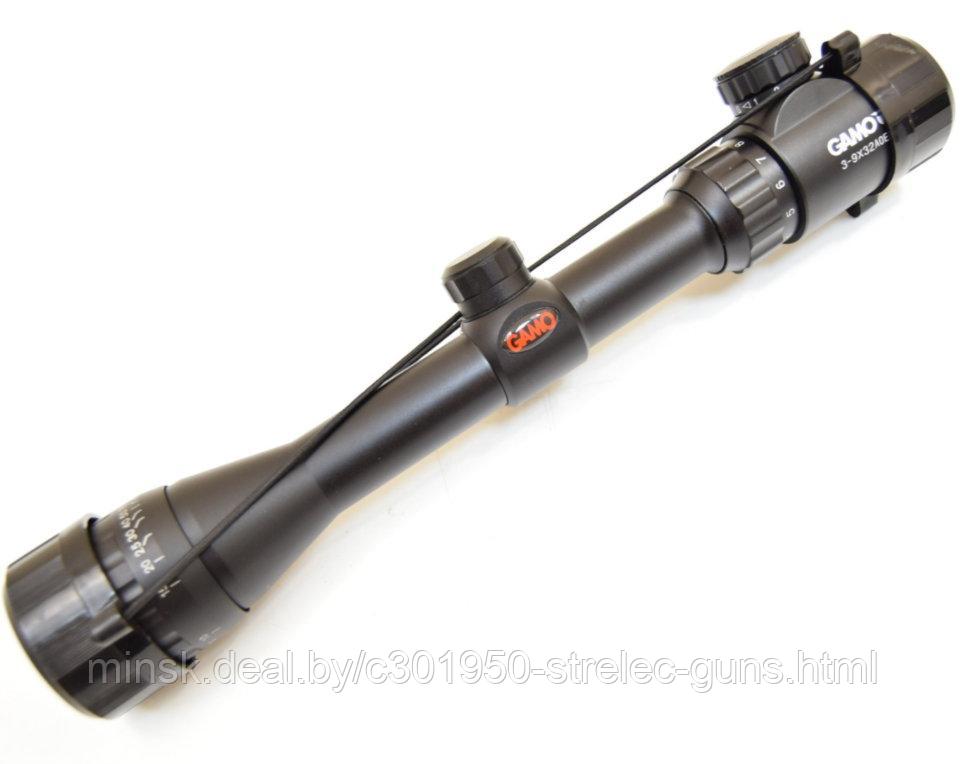 Прицел опт.GAMO 3-9х32 GЕ с универсал. кроншт.(Подсв.сетки,2цвета)