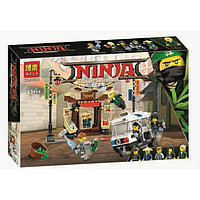Конструктор Bela Ninja 10714 "Ограбление киоска в Ниндзяго Сити" (аналог Lego Ninjago Movie 70607) 263 детали