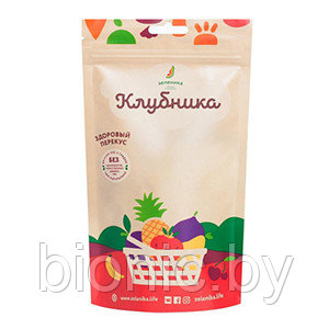 Здоровый ягодный перекус (Чипсы ) из Клубники "Зеленика", 20г 1/26, фото 2