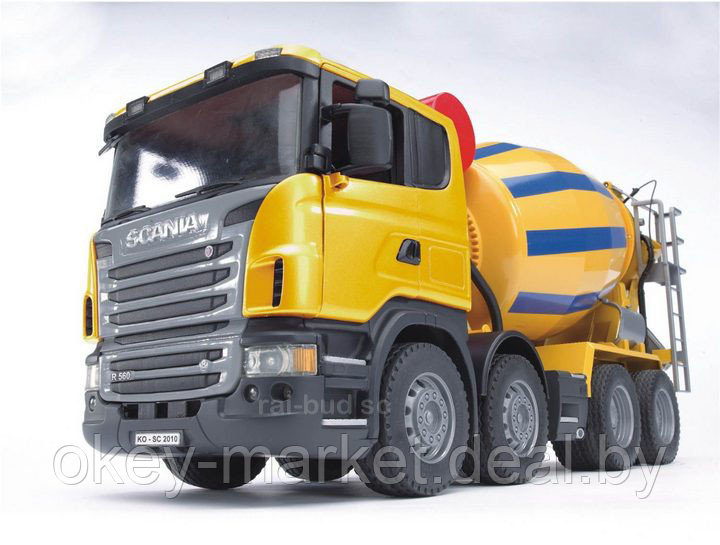 Игрушка Бетономешалка Scania Bruder 03554 - фото 1 - id-p69753851