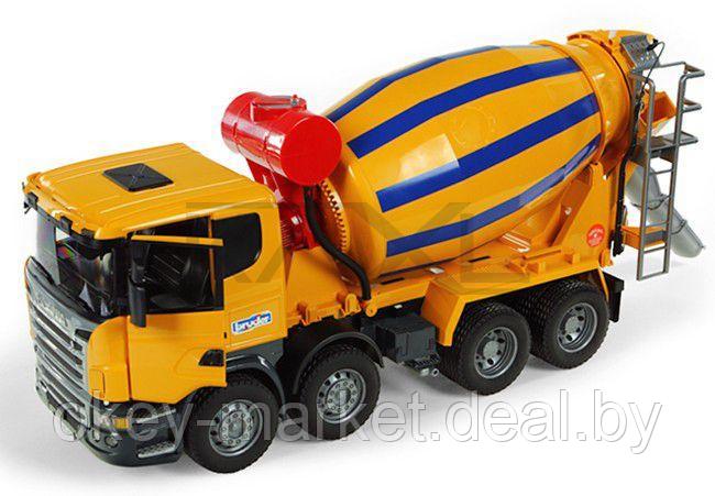 Игрушка Бетономешалка Scania Bruder 03554 - фото 5 - id-p69753851