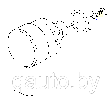 Клапан регулировки давления 0281002241 топливной рампы Bosch Mercedes 1,7/2,1/2,2/2,7/3,0/3,2л