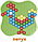 Мозаика мини на 130 элементов Развивающая игрушка Wader 39112, фото 3