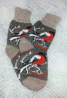 Женские носки теплые вязаные шерстяные, фото 1