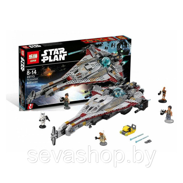 Конструктор Lele Star Plan 05113 "Стрела" (аналог Lego Star Wars 75186) 800 деталей