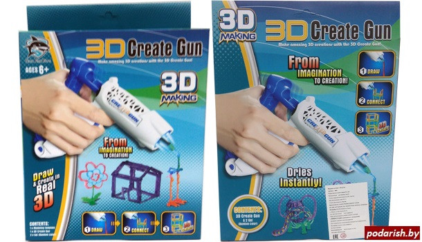 3D ручка (3D Create Gun) 6602 - фото 1 - id-p69757297