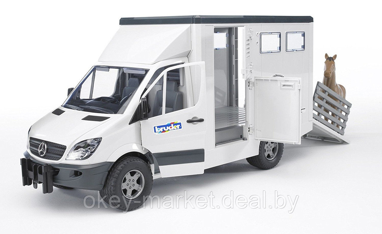 Игрушка MB Sprinter фургон с лошадью Bruder 02533 - фото 3 - id-p69771571